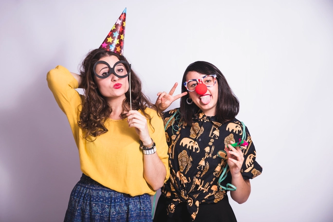 Corporate photobooth at business event